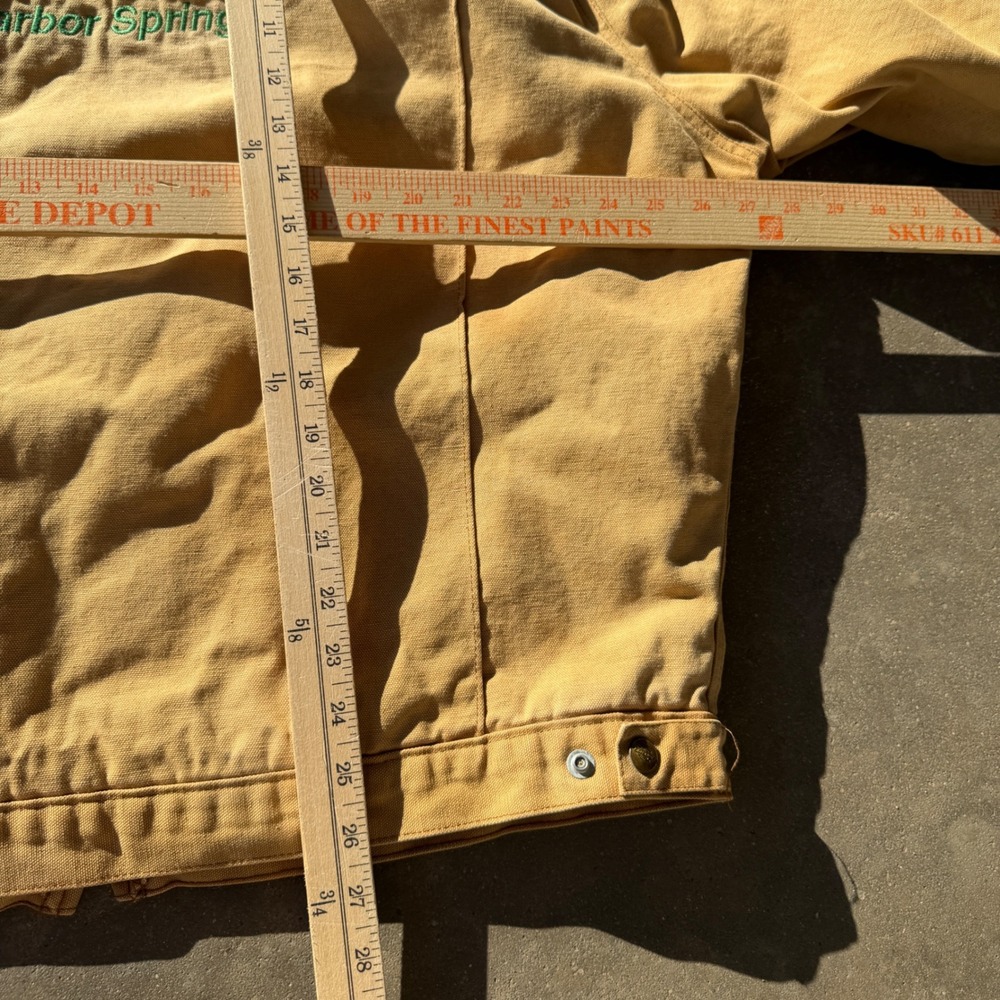 Dickies Vintage Duck Canvas Blanket Lined Detroit Work Jacket Tan XL Embroidered - Picture 5 of 8